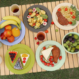 1 x RAW Customer Returns Greentainer Plates 6 pcs Robust camping plates made of healthy PP, 25.4 cm large salad plates, dessert plates, party plates for adults and children Microwave and dishwasher safe, BPA free - RRP €26.99