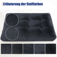 3 x RAW Customer Returns KSIIA Dog Bed Large Dogs Washable, Plush Dog Cushion Fluffy, 90x60cm, Non-Slip Bottom, Dog Mat for Large, Medium Dogs, Dog Basket Dog Mattress Pet Bed Shadow Gray - RRP €73.57