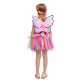 9 x Brand New Spooktacular Creations 4-Piece Pink Rainbow Fairy Princess Butterfly Costume for Girls with Tutu Dress, Wings, Magic Wand and Headband Small, Multicolor  - RRP €160.56