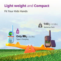 1 x RAW Customer Returns Inspireyes Walkie Talkie Kids Rechargeable, 48 Hours Working Time, 8 Channels 2-Way Radio, Gifts for Boys Girls, Outdoor Hiking Camping, 3-12 Year Old Toys Set of 3 - RRP €37.57