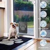 1 x RAW Customer Returns Ownpets pet flap, cat flap for fly screen, magnetic cat door with automatic lockable fly screen, 24 29 cm also ideal for small dogs - RRP €26.21