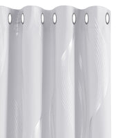 1 x RAW Customer Returns Deconovo blackout curtains with eyelets, thick thermal curtain, cold protection, thermal curtain, heat protection, curtains light protection, thermal curtain for bedroom, 240 x 140 cm height x width , silver grey - RRP €37.74