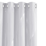 1 x RAW Customer Returns Deconovo blackout curtains with eyelets, thick thermal curtain, cold protection, thermal curtain, heat protection, curtains light protection, thermal curtain for bedroom, 240 x 140 cm height x width , silver grey - RRP €37.74