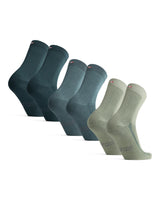 1 x RAW Customer Returns DANISH ENDURANCE Soft Socks 3 Pairs Multi-Colour 1 x Light Green, 1 x Medium Green, 1 x Dark Green , EU 43-47  - RRP €20.4