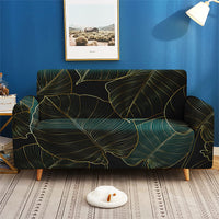 1 x RAW Customer Returns Hosima Brand Store Stretch Home Textiles Retro Sofa Cover Series Indian Pattern 3 Seater Sofa Cover 4 Seater 235-300cm , SFW043  - RRP €42.99