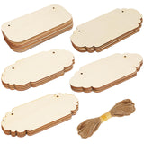 1 x RAW Customer Returns Belle Vous 24 pcs. Mixed Pack of Unfinished Wood Boards - Blank Plywood Wood Boards for Crafting with Rope for Hanging - Wooden Signs for Writing on, Pyrography, Decoration Painting - RRP €16.99