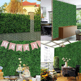 1 x RAW Customer Returns uyoyous 12 pieces artificial hedge hanging plant ivy vine wall artificial plant wall 40 x 60 cm for living room garden wedding garland outdoor decoration - RRP €68.96