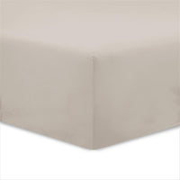 1 x RAW Customer Returns Vision - Fitted sheet 180x200cm - Beige - 100 cotton - RRP €19.09