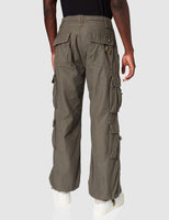 1 x RAW Customer Returns Brandit Pants Pure Vintage, Size L, Color Olive - RRP €38.99