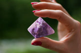 1 x RAW Customer Returns Mina Heal Crystal Pyramid of Natural Blue Sodalite Chakra Healing Stone, 1.5 Inches - RRP €14.89