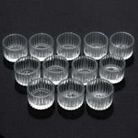 1 x RAW Customer Returns Vohocandle Clear Tealight Holder Glass Set of 12, Vintage Tealight Glasses for Table Decoration, Small Tealight Glass for Wedding, Birthday Party, Lanterns Table Decoration Clear, 5 cm x 3.5 cm  - RRP €20.16