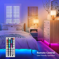 1 x RAW Customer Returns Lepro LED Strip 6M, RGB LED Strip Self-Adhesive 5050 SMD, LED Tape 24VDC, LED Light Strip IP20, LED Strip Light Chain Dimmable with Power Supply Remote Control Controller for Home, Party, Kitchen - RRP €17.99