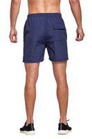 1 x RAW Customer Returns Tansozer swim shorts men s swimming trunks men s shorts short pants men s quick-drying swimming trunks men s board shorts with drawstring dark blue M - RRP €26.99