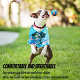 9 x Brand New Dog Hawaii Shirt, RosyFate T-Shirt for Dogs Summer, Dog Shirt Summer, Breathable Comfortable, Dog Vest Summer, Dog Clothes for Small and Medium Dogs M  - RRP €71.46