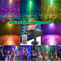 1 x RAW Customer Returns Disco light party light, stage lighting sound activated disco ball for stage lighting with remote control for dancing Christmas gift children s birthday - RRP €40.33