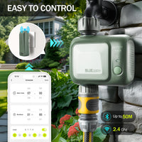 1 x RAW Customer Returns Kazeila Irrigation Computer WLAN Water Timer, Programmable Irrigation Clock with Rain Delay Automatic Manual Mode, Large Screen LCD Display Water Timer for Garden Lawn - RRP €50.41