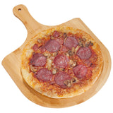 1 x RAW Customer Returns GOURMEO pizza stone set with bamboo shovel - 38x30cm square - Cordierite pizza stone for oven, gas grill and grill - even heat distribution and easy cleaning - RRP €30.24