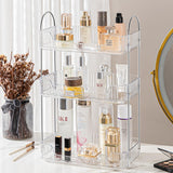 1 x RAW Customer Returns Makeup Organizer, Large Capacity Cosmetic Organizer, Perfume Organizer, Bathroom Skincare Organizer 3 Layers, Clear  - RRP €29.9