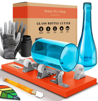 1 x RAW Customer Returns Home Pro Shop Glass and Bottle Cutter Glass Bottle and Mason Jar Cutter Bottle Cutter Kit with Safety Gloves and Accessories - RRP €24.58