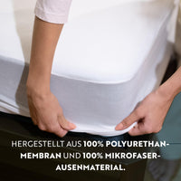 1 x RAW Customer Returns Home Sense mattress protector 180x200 cm waterproof set of 2, mattress topper hygienic and breathable, equipped incontinence pad washable, mattress protector Mother s Day gift - RRP €22.18