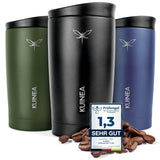 1 x RAW Customer Returns KUINEA coffee mug to go 350ml 100 leak-proof stainless steel thermal mug coffee to go, warm for up to 6 hours, coffee to go mug with hygienic special closure, travel mug for coffee and tea, BPA-free - RRP €25.2