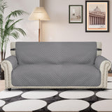 1 x RAW Customer Returns Ystyle Sofa Cover 3 Seater - Waterproof Sofa Cover With Armrests, Sofa Protector Non-Slip, Sofa Throw, Couch Cover, Sofa Protector, Sofa Cover Protector For Pets Cats Dogs, Light Gray - RRP €34.03