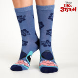 1 x RAW Customer Returns Disney Mug and Socks Ladies Set Stitch Gift Set Dark Blue Stitch  - RRP €20.36