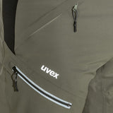 1 x RAW Customer Returns Uvex ADA 17581 outdoor trousers - men s rain trousers with mesh lining - grey - 50 - RRP €80.56