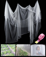 1 x RAW Customer Returns Zonon mosquito net insect protection net fine mesh fly bird net barrier net garden vegetable protection net sold by the meter bird protection net close mesh outdoor 3 mx 6 m, white  - RRP €18.65