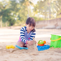 1 x RAW Customer Returns Bramble - 13-piece sand toy set with storage bag for boys girls - beach toys, sand play castle for sandpit, garden bathroom - RRP €22.99