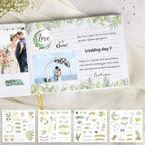 5 x Brand New Vcumter Wedding Guest Book - DIY Sticker Wedding Guest Book with Questions to Fill Out, Wedding Games for Guests 5x Pieces , Wedding Guest Book Wedding Favors for Memories, 60 Double Pages - RRP €79.9