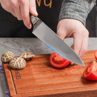 34 x Brand New SanCook kitchen knife, chef s knife, vegetable knife 20.3 cm, ultra sharp professional kitchen knife, carbon steel knife with ergonomic handle, sharp forged blade, chef s knife gift box - RRP €891.14