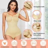 1 x RAW Customer Returns Gotoly Shapewear Women s Tummy Control Body Strong Shaping Bodysuit Figure Shaping Body Shaper Shaping Corset Body Seamless Shaping Bodysuits Beige, XL-XXL  - RRP €24.99