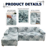 1 x RAW Customer Returns Lydevo Sofa Cover Corner Sofa L Shape Sofa Throws Stretch Sofa Cover L Shape Right or Left with Two Pillowcases Washable Universal Couch Cover L Shape Sofa Cover L Shape 2 Seater 3 Seater, Autumn Leaf  - RRP €49.4