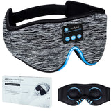 1 x RAW Customer Returns ZUXNZUX Sleep Mask Women and Men, 3D Eye Mask Sleep Mask with Bluetooth Headphones, Adjustable Sleep Headphones Bluetooth for Travel, Yoga, Sleeping, Sleep Mask for Side Sleepers - RRP €27.99