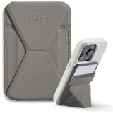 1 x RAW Customer Returns MOFT MagSafe Wallet Stand for iPhone 15 14 13 12 Series Compatible with MagSafe, MOVAS Vegan Leather Magnetic Cell Phone Stand with 3 Viewing Angles, 2 Card Holders Taupe  - RRP €35.08