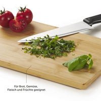 1 x RAW Customer Returns Blumtal Bamboo Cutting Board Carlota Set of 3 - Chopping board with hole for hanging, kitchen helper made of 100 bamboo with silicone base - RRP €19.67