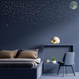 1 x RAW Customer Returns FFL DREAMS Fluorescent Ceiling Stars. Realistic set without dots without squares. Children s decorative wall stickers in the shape of a Star and Moon. Children s room decoration stickers - RRP €14.87