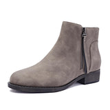 1 x RAW Customer Returns Veittes women s ankle boots, side zip women s ankle boots. 2304011, CF PU, 38.5  - RRP €49.15