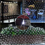 1 x RAW Customer Returns Joysing outdoor net lights 3M x 2M 204 LED fairy lights net with plug, 8 modes fairy lights net waterproof light curtain for room wall wedding fence bushes garden decoration - cold white - RRP €24.99