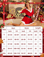 1 x RAW Customer Returns RSLOVE Christmas Lingerie for Women - Sexy Santa Costume Babydoll Sleepwear Dress Red S - RRP €29.99