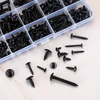 13 x Brand New Self-tapping screws, 440 pieces flat head sheet metal screws assortment kit, Phillips screws, flat head screws, cross countersunk screws set, wood machine screws - M3 M3.5 M4.2 M4.8 - RRP €137.15