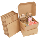 1 x RAW Customer Returns Kurtzy 100pcs Brown Kraft Paper Gift Boxes with Lid 12x12x5cm - Cardboard Gift Box with Lid Easy to Assemble - Favor Boxes for Parties, Birthdays and Weddings - RRP €40.93