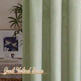 1 x RAW Customer Returns PONY DANCE Living room curtains with eyelets linen curtain set of 2 H 245 x W 140 cm Linen Curtains for Living Room Vintage Curtains Linen Semi-transparent Curtains Linen look sage green - RRP €37.26