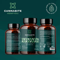 1 x RAW Customer Returns Hemp Oil Cannabite - 365 Capsules 1000mg Omega 3-6-9, Cold-Pressed Hemp Seed Oil Cannabis Sativa , No Additives - RRP €31.58