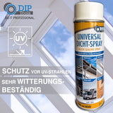 8 x Brand New DIP-Tools Elastic Universal Sealant Spray Waterproof - Strong Sealant Spray Perfect for sealing gutters, as a sealing spray for boats, universal sealing for caravans 3x400ml, grey  - RRP €319.2