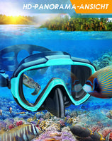 1 x RAW Customer Returns Lealinga Adult Snorkel Set with Adjustable Diving Fins Anti-Leak Anti-Fog Diving Goggles and Dry Snorkel, 3 in 1 Professional Snorkeling Set for Snorkeling and Swimming - RRP €45.99