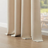 1 x RAW Customer Returns Topfinel Blackout Curtains with Eyelets Opaque Thermal Curtain 300 cm Blackout Curtain Beige Room Divider Extra Long Curtain and Curtains 240 cm High 1 PCS for Children s Room Bedroom - RRP €40.99