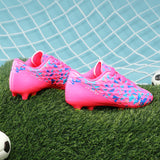 10 x Brand New DREAM PAIRS football boots for boys and girls, for teenagers and children, size 39, fuchsia PINK ROYAL BLUE, HZ19003K-E - RRP €289.0