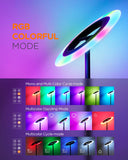 1 x RAW Customer Returns tomons LED floor lamp dimmable, RGB multicolor floor lamp, brightness and RGB color temperature continuously dimmable with remote control, touch ceiling floodlight for living room, bedroom, office, bar - RRP €49.57